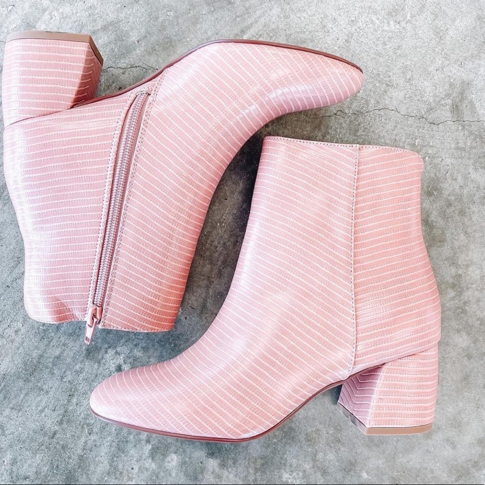 Pink size 10 booties